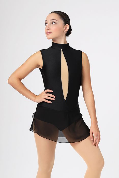 Robe sans manches en nylon brillant #615
