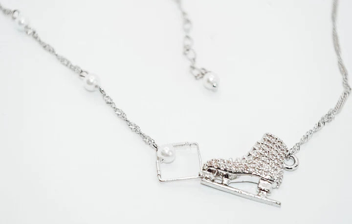 Collier de patinage Perles carrées