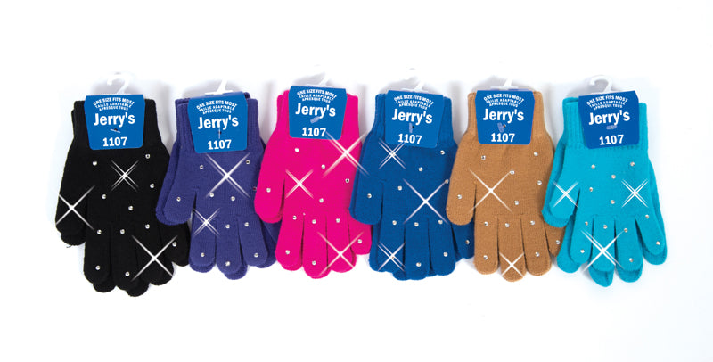 Gants avec cristaux