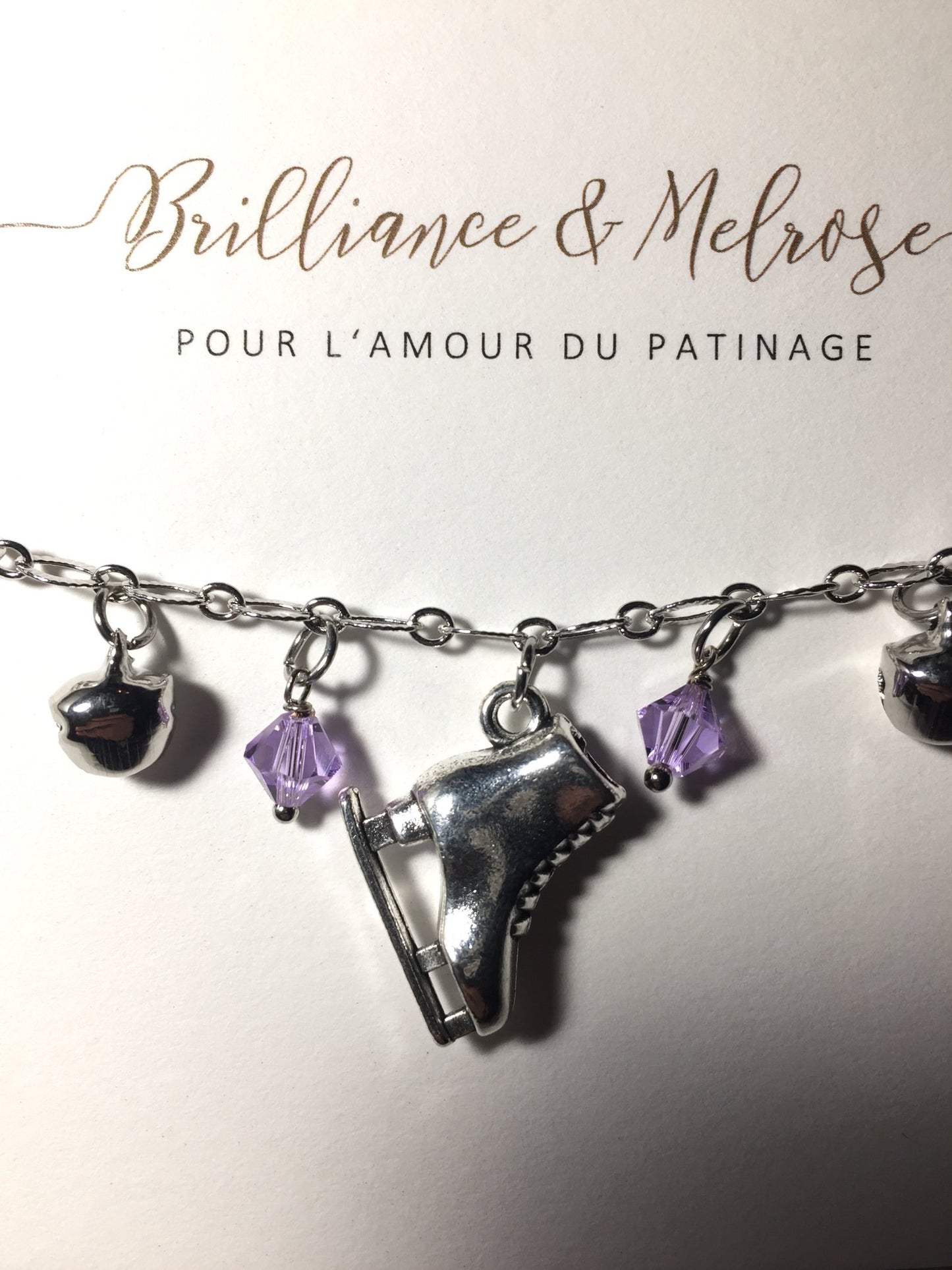Bracelet Argent avec cristaux Brilliance & Melrose