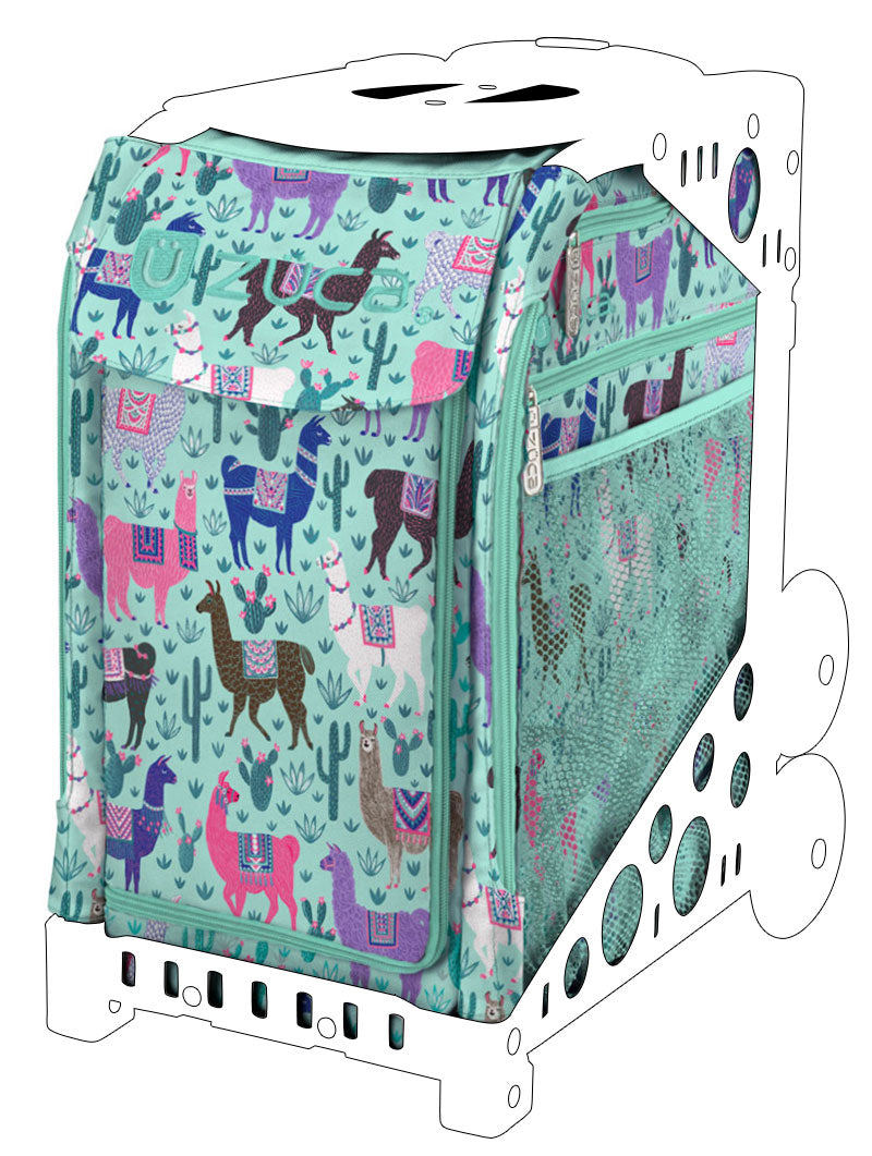 a suitcase that is covered with graffiti