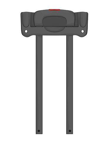 a close up of a cell phone on a pole