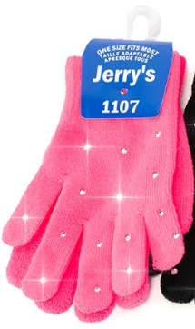 Gants avec cristaux