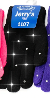 Gants avec cristaux