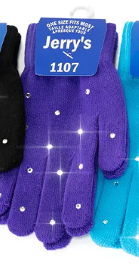 Gants avec cristaux