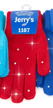 Gants avec cristaux