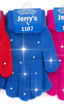 Gants avec cristaux