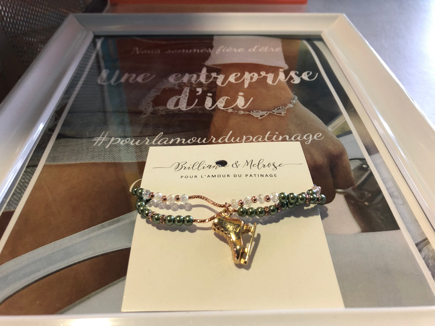 Bracelet avec billes de couleur Brilliance & Melrose